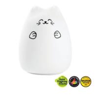 Opakowanie Kot szczęściarz lampka silikonowa biała