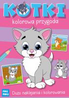 Kotki. Kolorowa przygoda. Autor: Katarzyna Maćkowiak. SmakLiter.pl Okładka książki Kotki. Kolorowa przygoda