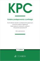 KPC. Kodeks postępowania cywilnego oraz ustawy towarzyszące. Autor: Irena Brignull. SmakLiter.pl Okładka książki KPC. Kodeks postępowania cywilnego oraz ustawy towarzyszące
