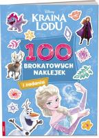 Okładka książki Kraina lodu 100 brokatowych naklejek