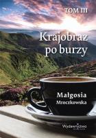 Krajobraz po burzy T.3. Autor: Małgosia Mroczkowska. SmakLiter.pl Okładka książki Krajobraz po burzy T.3