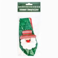 Krawat świąteczny zielony. Autor: Brak. SmakLiter.pl Okładka książki Krawat świąteczny zielony