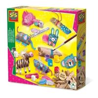 Kreatywna zabawa - Stwórz zwierzątka z drewna. Wydawca: SES NL. SmakLiter.pl Opakowanie Kreatywna zabawa - Stwórz zwierzątka z drewna