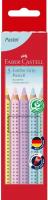 Opakowanie Kredki Jumbo Grip pastel 5 kolorów FABER CASTELL