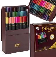 Kredki kolorowe 48szt. Wydawca: Grafix. SmakLiter.pl Opakowanie Kredki kolorowe 48szt