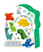 Kredki na palce - Donozaury. Wydawca: AVENIR. SmakLiter.pl Opakowanie Kredki na palce - Donozaury