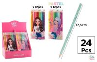 Opakowanie Kredki ołówkowe 12 kolorów BDGirls MIX