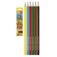 Opakowanie Kredki ołówkowe 6 kolorów, sześciokątne