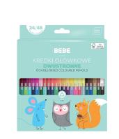 Opakowanie Kredki ołówkowe dwustronne BB Kids 24/48 kol.