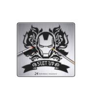 Opakowanie Kredki ołówkowe okrągłe Disney 100 24 kolory metalowe pudełko