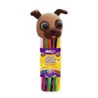 Opakowanie Kredki ołówkowe Piesek 12 kolorów STRIGO