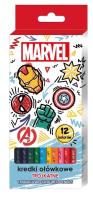 Opakowanie Kredki ołówkowe trójkątne Avengers 12 kolorów