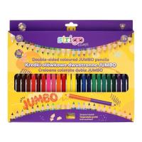 Opakowanie Kredki ołówkowe trójkątne Jumbo 24szt STRIGO