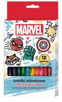 Opakowanie Kredki ołówkowe trójkątne jumbo Avengers 12 kol