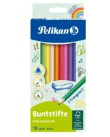 Opakowanie Kredki ołówkowe trójkątne Pelikan 12 kolorów