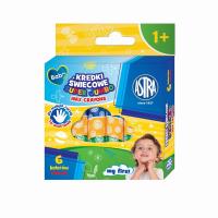 Opakowanie Kredki świecowe Super Jumbo Astra okrągłe 6 kolorów