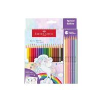 Opakowanie Kredki sześciokątne Unicorn 18+6 kol.