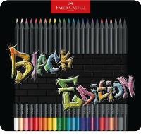 Opakowanie Kredki trójkątne Black Edition 24 kol. op. metal