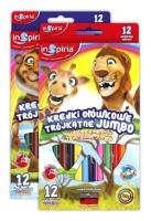 Opakowanie Kredki trójkątne jumbo 12 kolorów