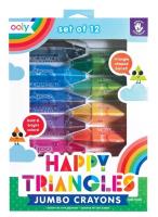 Opakowanie Kredki trójkątne jumbo Happy Triangles 12szt