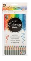 Opakowanie Kredki w metalowym piórniku 12 kolorów