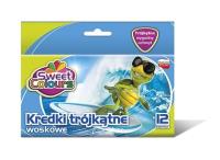 Opakowanie Kredki woskowe trójkątne 12 kolorów