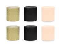 Opakowanie Krepa 5cmx10m 6szt MIX