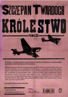 Królestwo wyd. 2022. Autor: Szczepan Twardoch. SmakLiter.pl Okładka książki Królestwo wyd. 2022