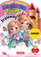 Królewny z naklejkami. Magiczna kraina. Autor: Katarzyna Salamon. SmakLiter.pl Okładka książki Królewny z naklejkami. Magiczna kraina