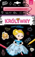 Królewny. Zdrapywanka z rysikiem. Autor: Kaczyńska Agata. SmakLiter.pl Okładka książki Królewny. Zdrapywanka z rysikiem