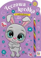 Królik. Tęczowa kredka. Autor: Opracowanie zbiorowe. SmakLiter.pl Okładka książki Królik. Tęczowa kredka