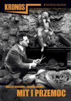 Kronos 4/2009 Mit i przemoc. Autor:   Praca zbiorowa. SmakLiter.pl Okładka książki Kronos 4/2009 Mit i przemoc