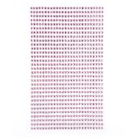 Opakowanie Kryształki samoprzylepne 3mm 806szt. Light pink