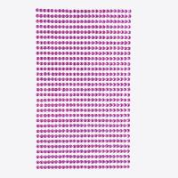 Opakowanie Kryształki samoprzylepne 3mm 806szt. pink GRKR-041