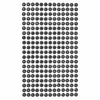 Opakowanie Kryształki samoprzylepne black 6mm 260szt