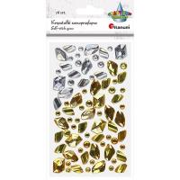 Opakowanie Kryształki samoprzylepne kamyki mix 79szt