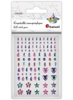 Opakowanie Kryształki samoprzylepne Łezki mix 100szt