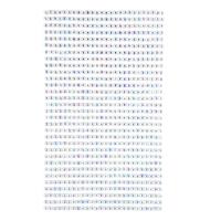 Opakowanie Kryształki samoprzylepne opalescent 3mm 806szt