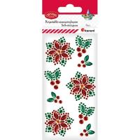 Opakowanie Kryształki samoprzylepne poinsecje 35x35mm 9szt