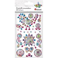 Opakowanie Kryształki samoprzylepne ptak + dekory