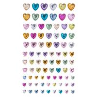 Kryształy samoprzylepne rainbow serduszka 84 szt. mix. Wydawca: DP CRAFT. SmakLiter.pl Opakowanie Kryształy samoprzylepne rainbow serduszka 84 szt. mix