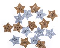 Kryształy z drewna samoprzylepne gwiazdki 16szt. Wydawca: Dalprint. SmakLiter.pl Opakowanie Kryształy z drewna samoprzylepne gwiazdki 16szt