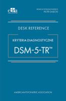 Kryteria diagnostyczne DSM-5-TR. Autor: Thrall D.E.. SmakLiter.pl Okładka książki Kryteria diagnostyczne DSM-5-TR