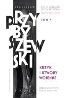 Krzyk i utwory wojenne. Autor: Przybyszewski Stanisław. SmakLiter.pl Okładka książki Krzyk i utwory wojenne
