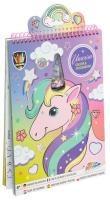 Opakowanie Książeczka do kolorowania i naklejania jednorożca