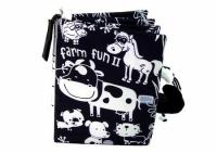 Opakowanie Książeczka miękka zwierzęta wiejskie czarno-biała