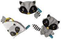 Książeczka sensoryczna Szop Pedro. Wydawca: Mom's Care. SmakLiter.pl Opakowanie Książeczka sensoryczna Szop Pedro