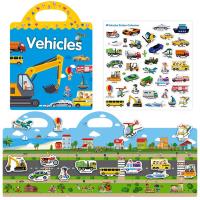Opakowanie Książeczka z naklejkami - pojazdy