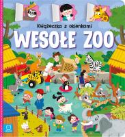 Książeczka z okienkami. Wesołe zoo. Autor: Bator Agnieszka. SmakLiter.pl Okładka książki Książeczka z okienkami. Wesołe zoo