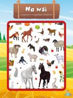 Książeczka z wypukłymi naklejkami. Na wsi. Autor:   Praca zbiorowa. SmakLiter.pl Okładka książki Książeczka z wypukłymi naklejkami. Na wsi